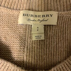 Burberry Taupe women's sweater small
